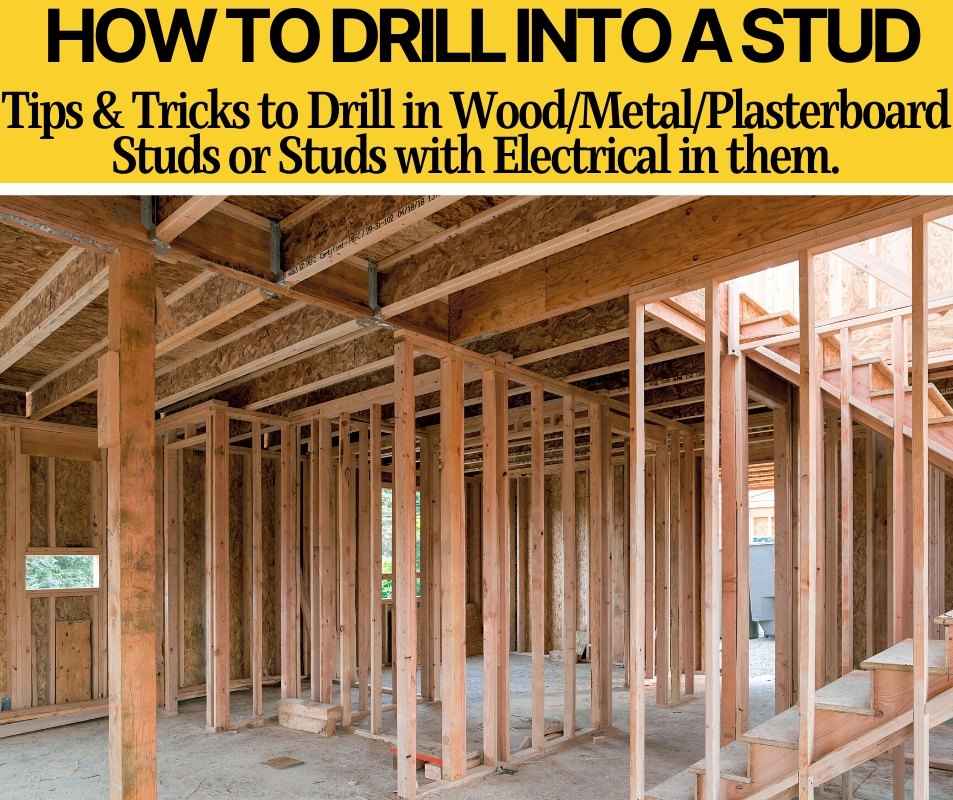 how to drill into stud