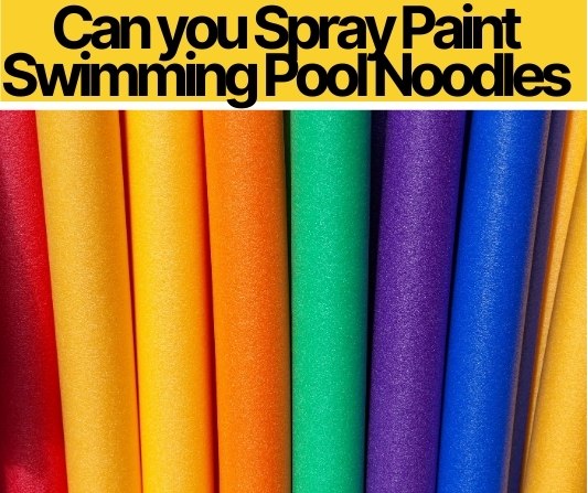 Can you Spray Paint Swimming Pool Noodles & How to Do it!
